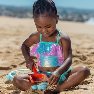 Sandspielzeug zum Ausleihen